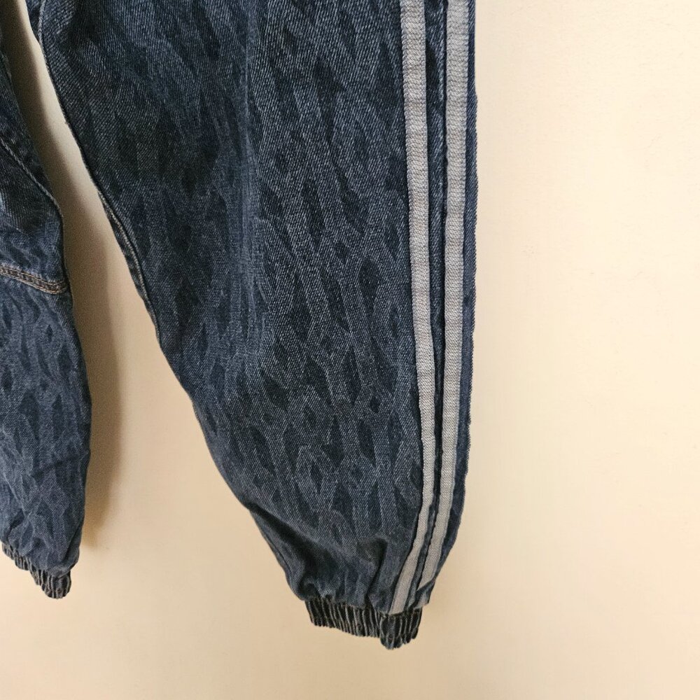 Adidas x IVY PARK Women's Denim Joggers Jeans XS Monogram Blue - Picture 12 of 14